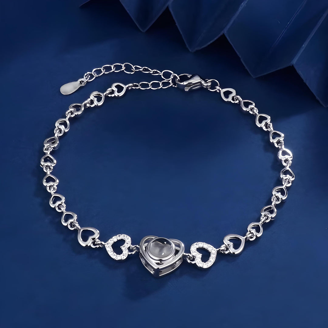 Pulseira Personalizada com Projeção de Foto - Joia com Significado