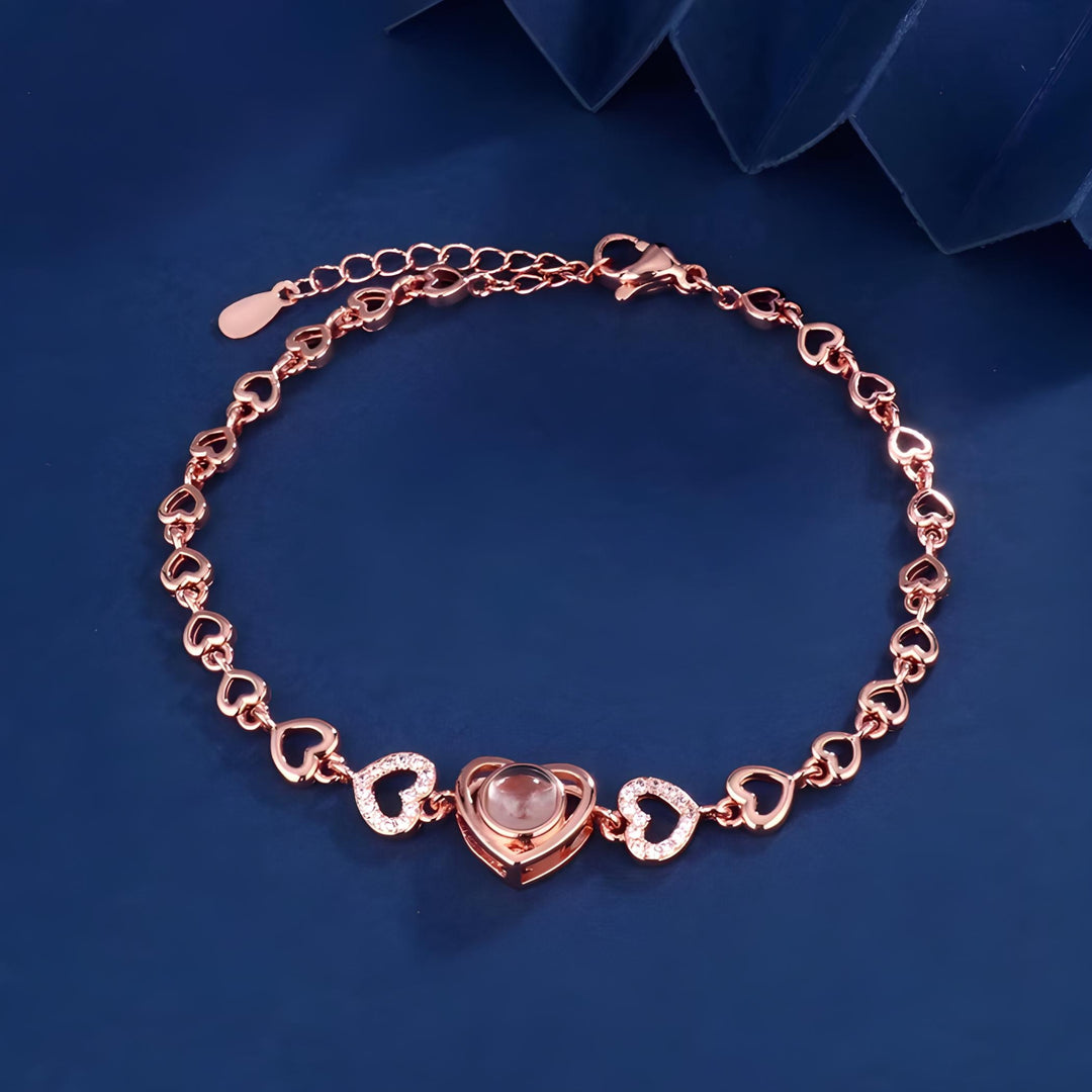Pulseira Personalizada com Projeção de Foto - Joia com Significado