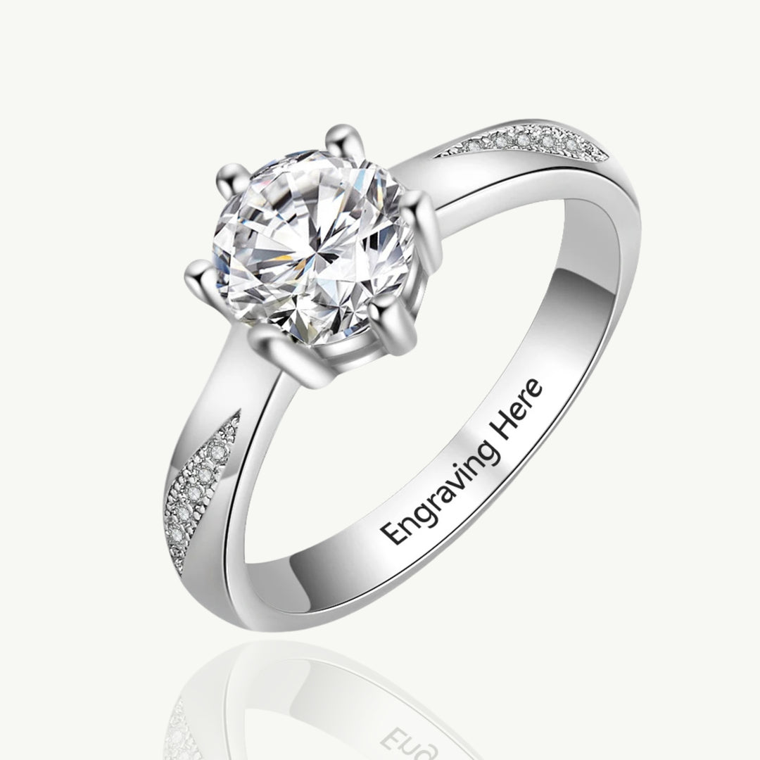 Anel Personalizado com Nome em Prata - Elegância e Significado