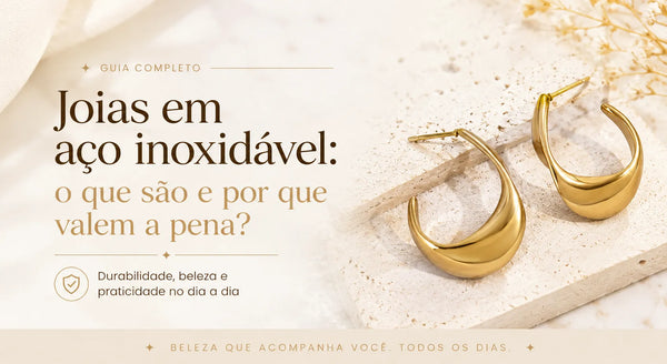 Joias em aço inoxidável: o que são e por que valem a pena?