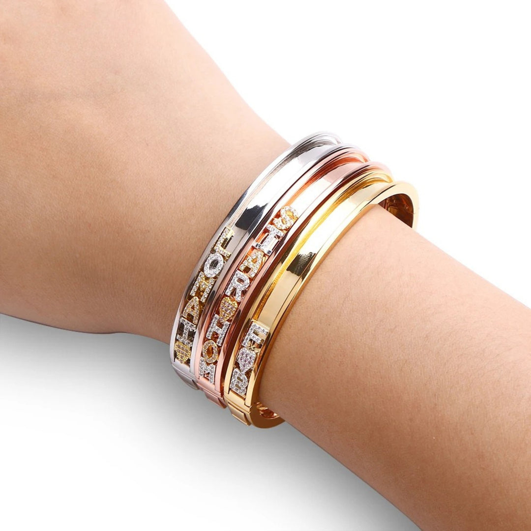 Bracelete Personalizado Com Nome Em aço Inoxidável