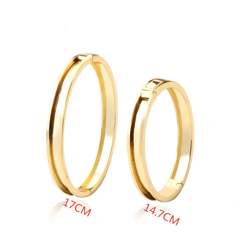 DOREMI-DIY Zirconia letras personalizadas Bangle, pulseiras nome personalizado, encantos Slider destacáveis, Bangle