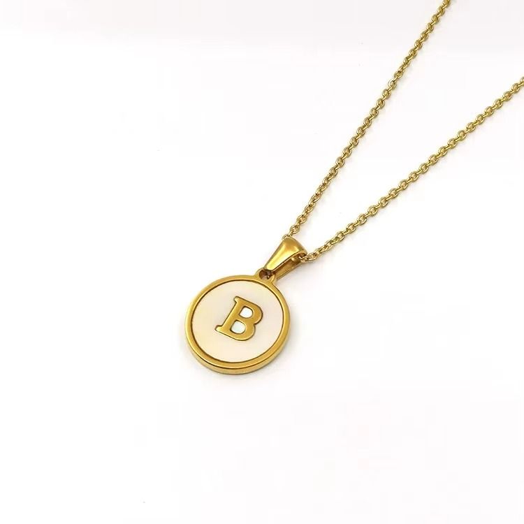 Colar Feminino Duo Iniciais Personalizado em Aço Inoxidável