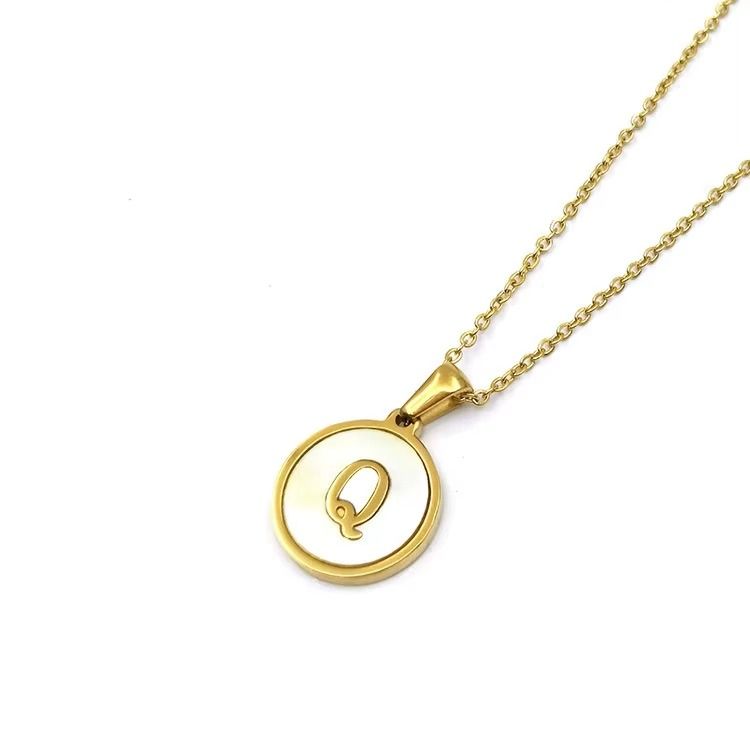 Colar Feminino Duo Iniciais Personalizado em Aço Inoxidável