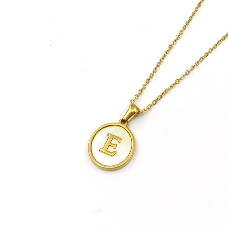 Colar Feminino Duo Iniciais Personalizado em Aço Inoxidável