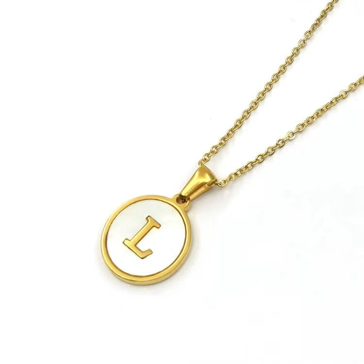 Colar Feminino Duo Iniciais Personalizado em Aço Inoxidável