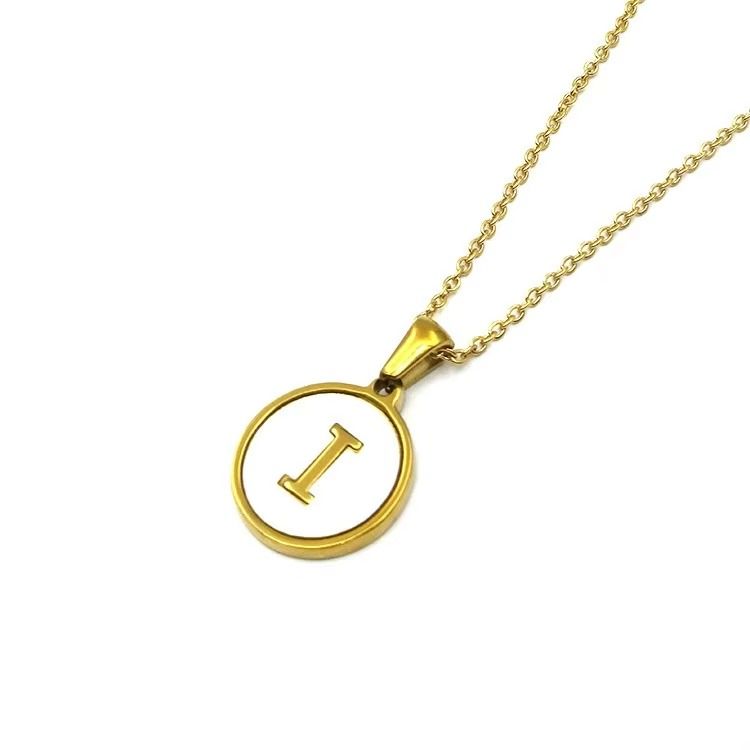 Colar Feminino Duo Iniciais Personalizado em Aço Inoxidável